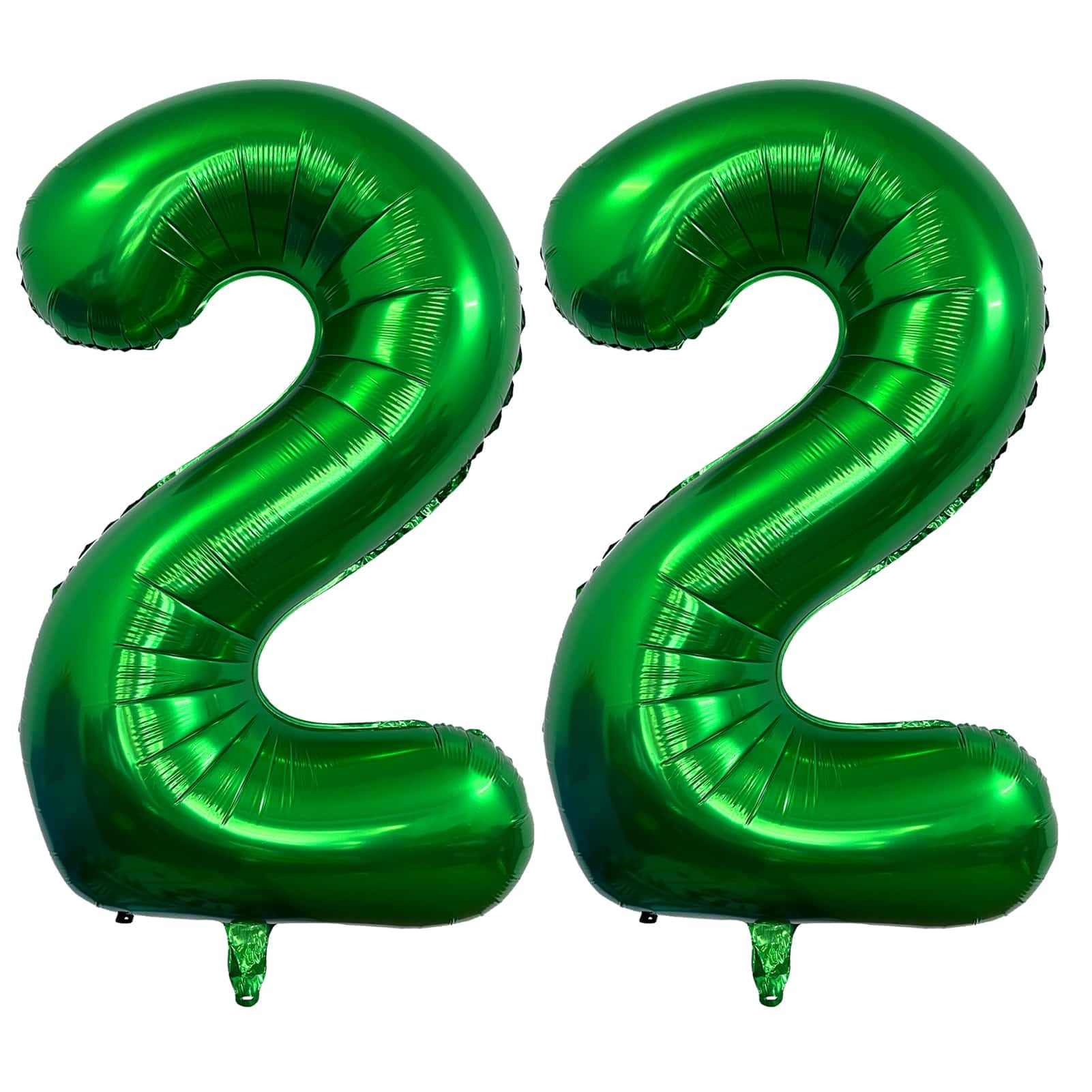 Number 22 Dark green Balloons 40 Inch Giant Dark green Foil 22 Helium Balloons for 22th Dark green Birthday Party Supplies 22th Anniversary Events Decorations