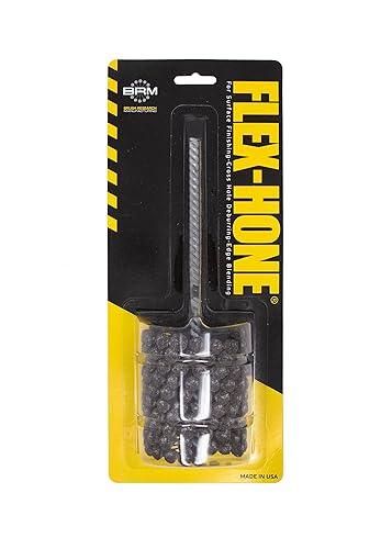 Miniatura 20 de Brush Research BC Flex Hone estándar para cilindros de freno, hidráulica y guías de válvulas, óxido de aluminio, 1-1/8 pulgadas de diámetro, grano