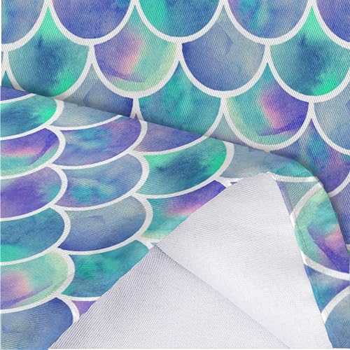 Miniatura 5 de Soporte para bolsa de plástico con escamas de sirena de animales marinos, soporte reutilizable para bolsa de comestibles, dispensador de bolsas de