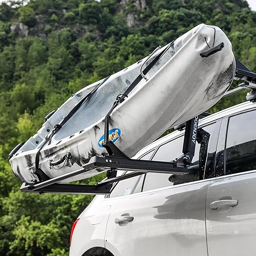 Miniatura 6 de TOOENJOY Elevate Lift Assist Roof Rack, SUV Bike Kayak Carrier Elevating Assist Camping Carga múltiple