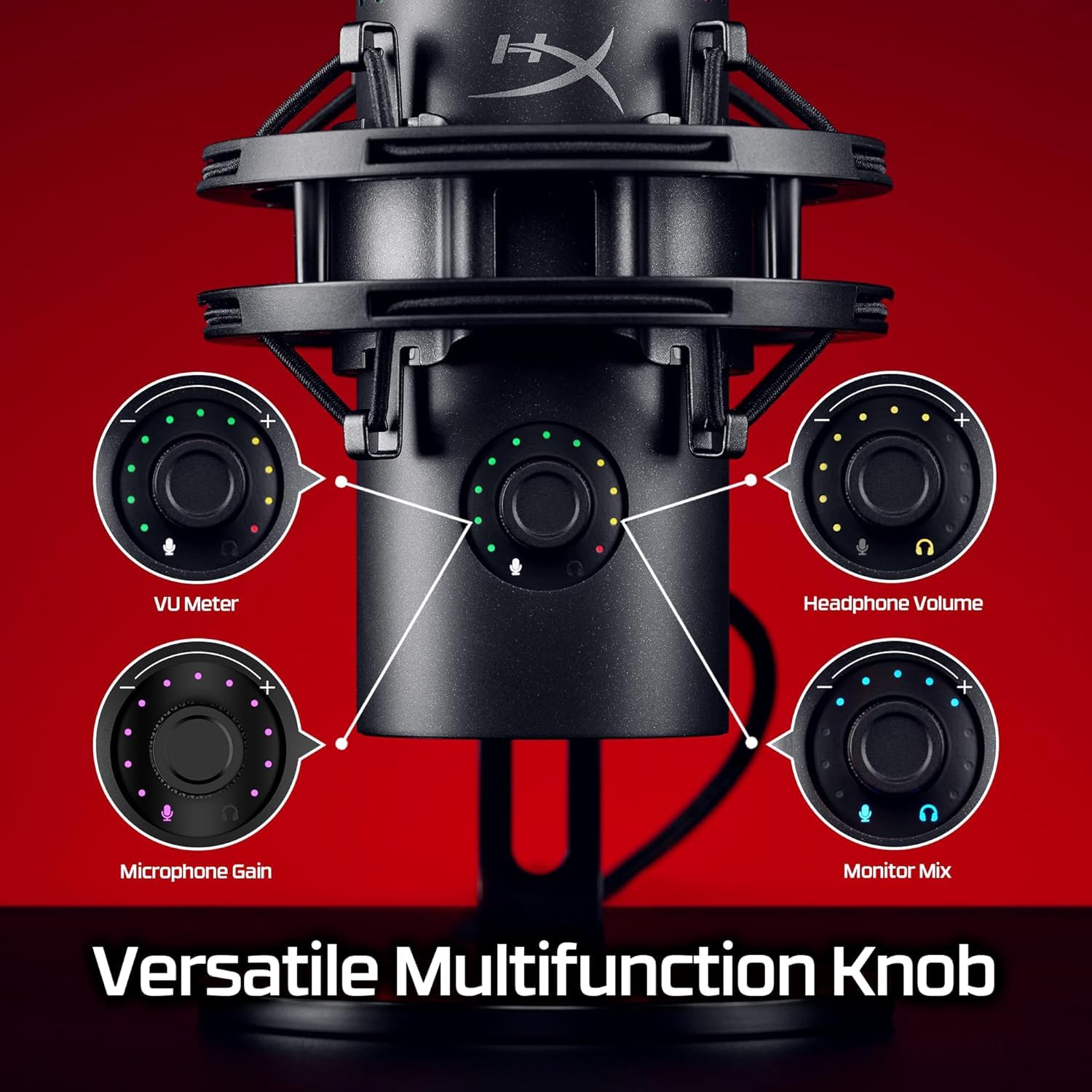Amazon.co.jp: HyperX QuadCast 2 S – USBマイク RGB照明付き