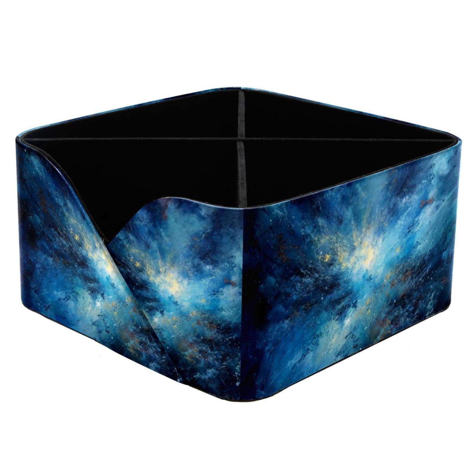 Organiseur multifonction galaxie bleue pour optimiser le bureau