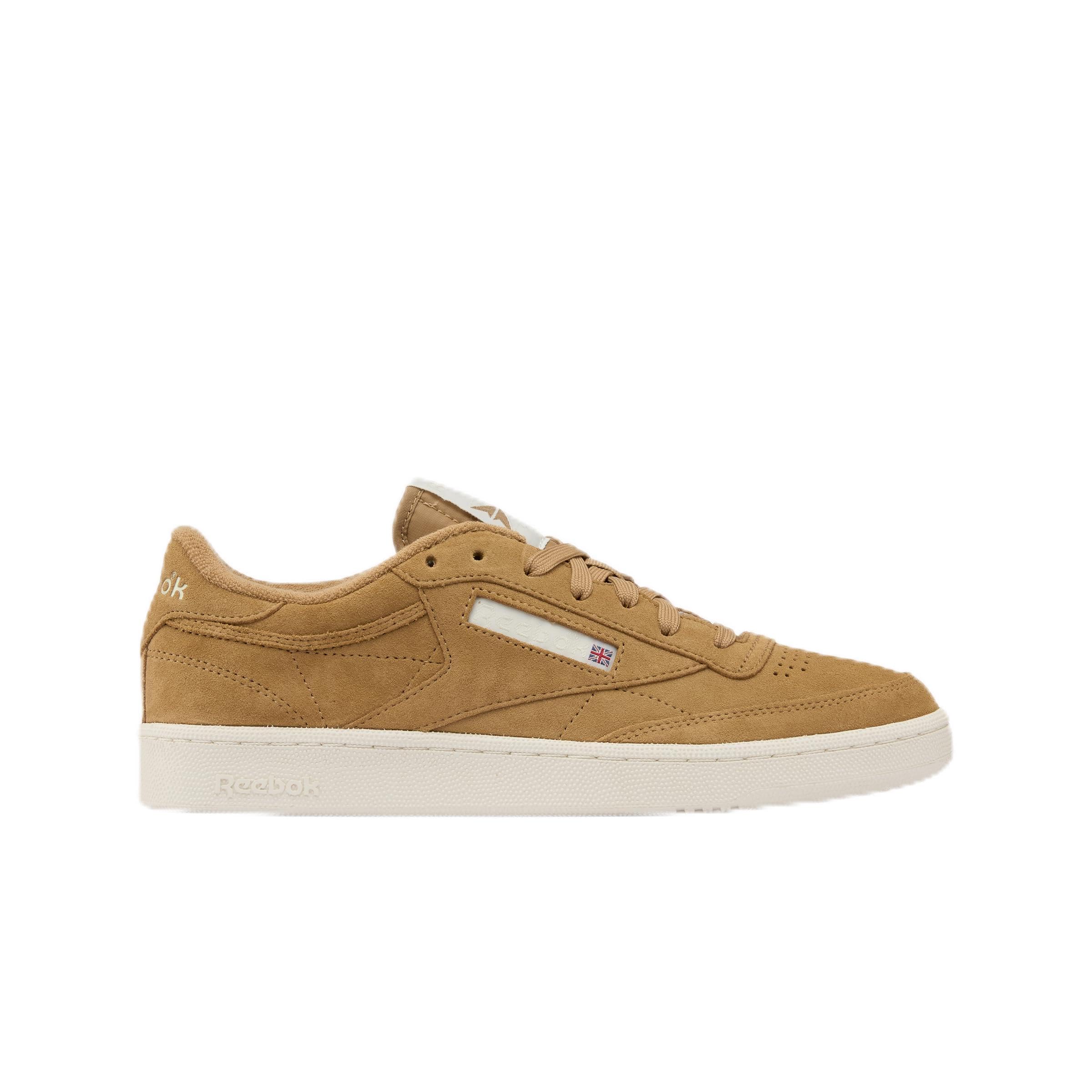 Reebok Unisex CLUB C 85 CHALK/GINGERROOT/ALABASTER 7 40.5