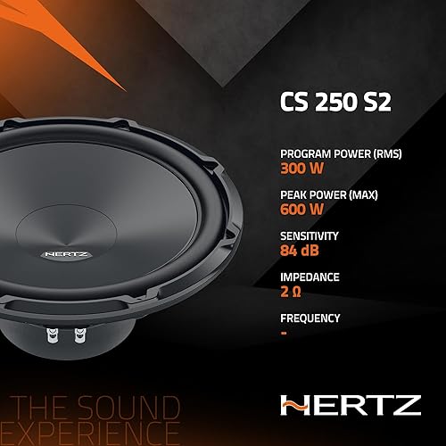 Miniatura 5 de HERTZ Cento Series CS-250-S2 Subwoofer SVC RMS 2-Ohm de 10" (250mm) 300 vatios