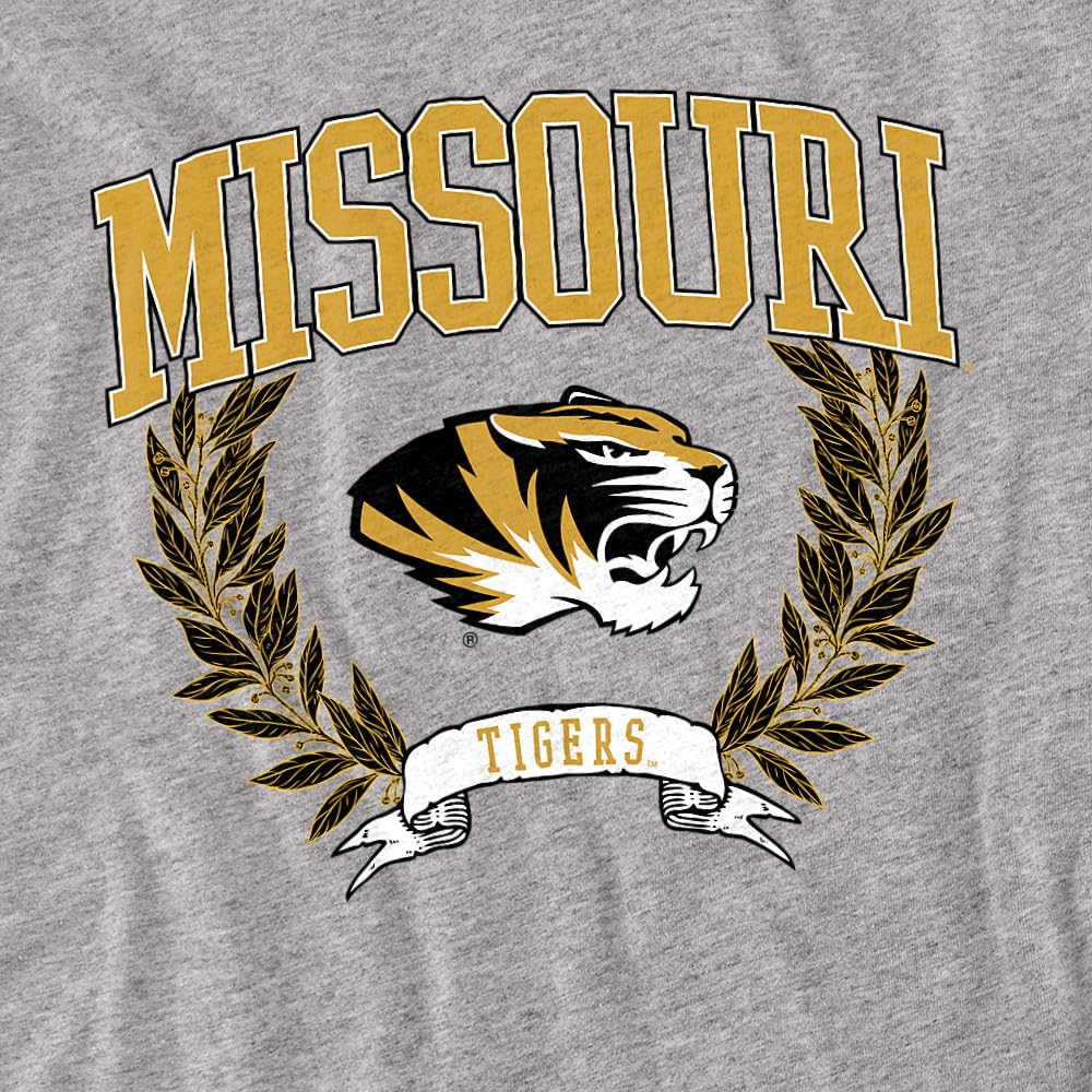 LOGOVISION University of Missouri Laurels Dark Kids T Shirt (2) for Toddler Boys and Girls, Athletic Heather