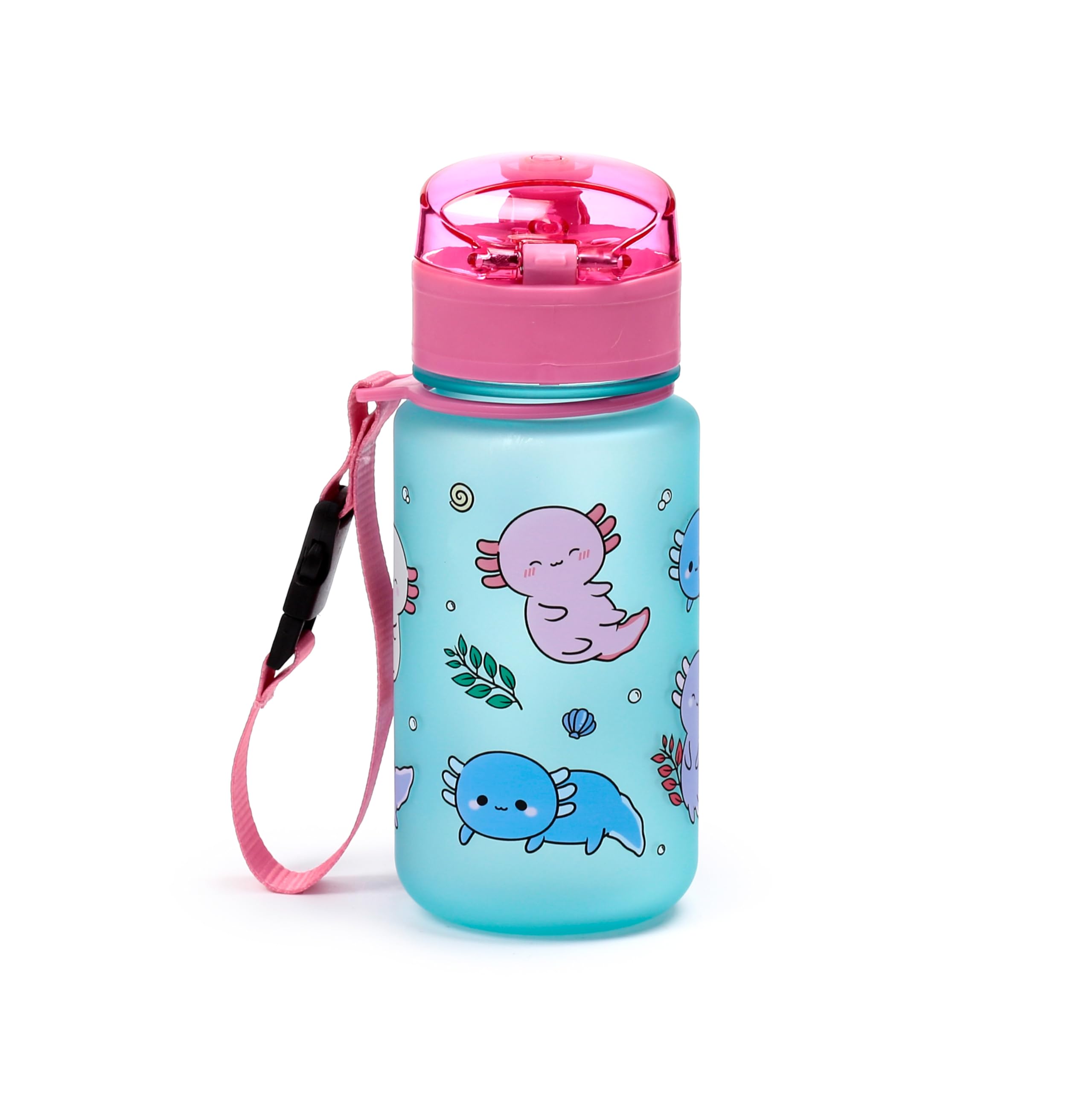 Puckator Gourde invisible pour enfants 350 ml - Axolotl - Animaux doux ADORAMALS