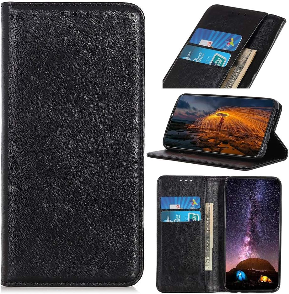 Cell Phone Case for for Huawei P40 Lite E / Y7P Magnetic Crazy Horse Texture Horizontal Flip Leather Case with Holder & Card Slots & Wallet Phone Cover