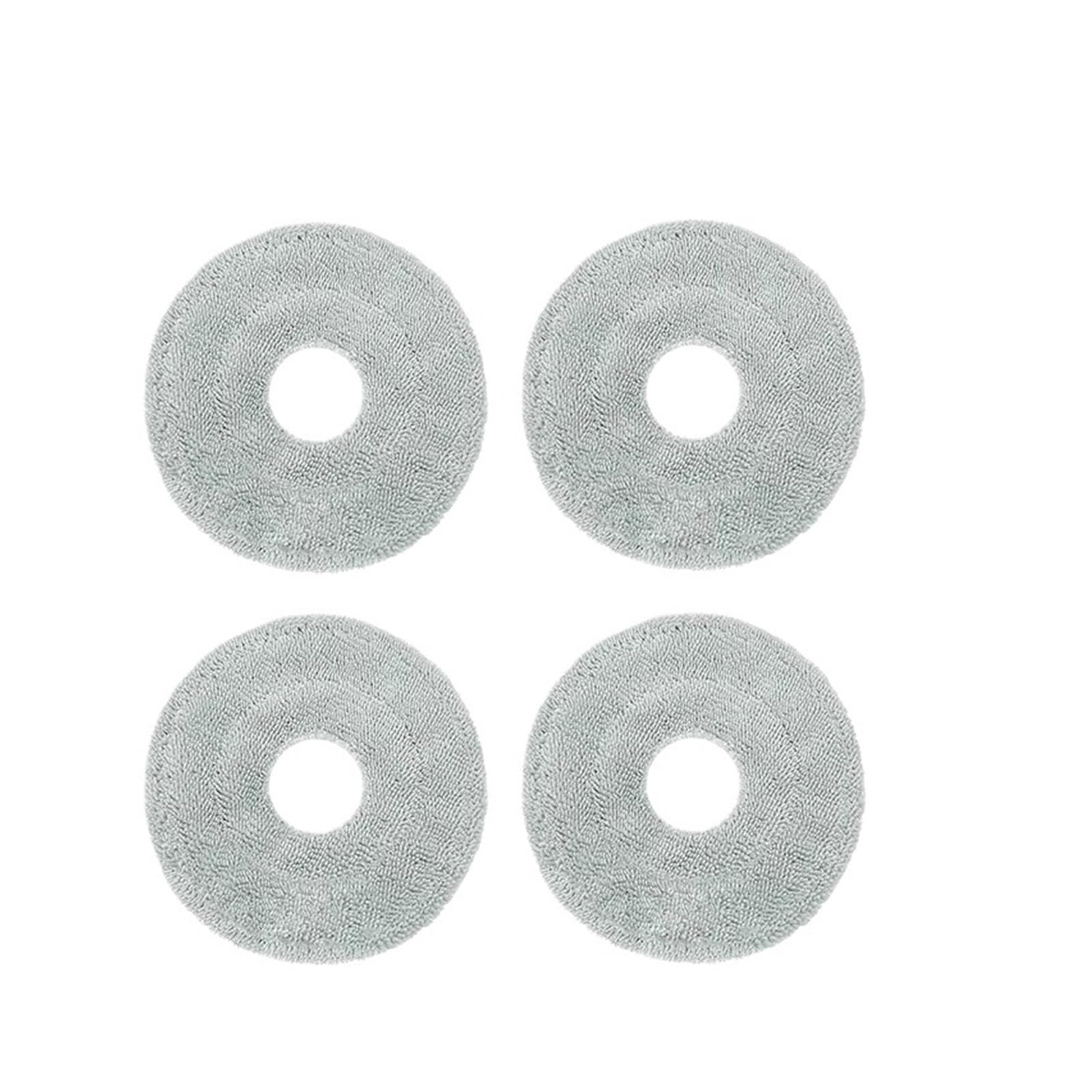SLAQEYDJS Generic Robot Vacuum Mop Cloth Replacement Parts, Compatible For Dreame Bot L10 Prime L10s Pro L10 Pro(4pcs)