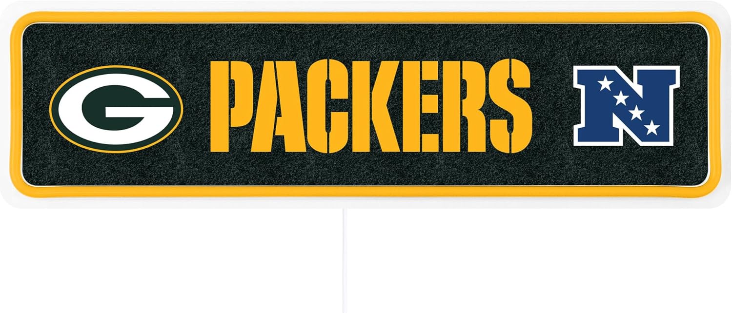 FOCO NFL 15 Inch Neon Light Up Wordmark Sign, San Francisco 49ers