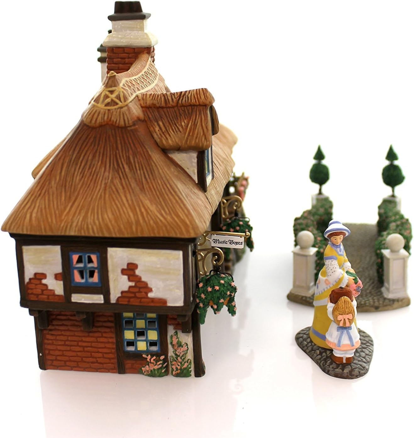 Department 56 Aldeburgh Music Box Shop Gift Set (Set of 3), 56-58442, D56, Dicken's Village, Limited Edition, Heritage Village Collection, Retired Collectible, Hand Numbered Limited Edition of 35,000