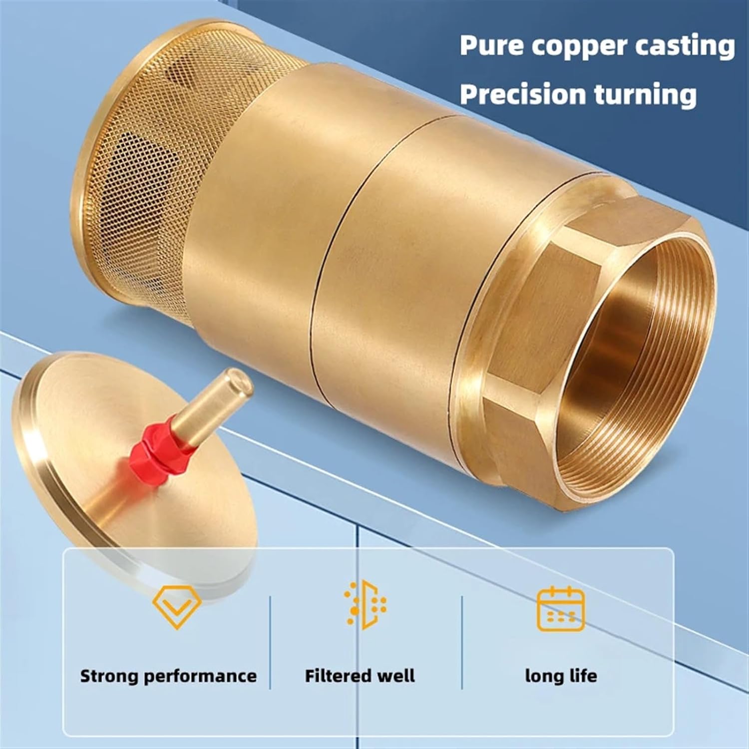 6枚玉 1956年製造 C80mm シルバー メタルショートフード キャップ付属