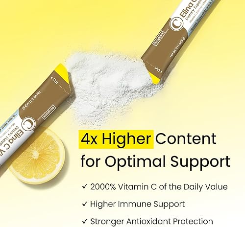 Miniatura 4 de DONGKOOK Vita Pop - Polvo coreano de vitamina C de 2,000 mg de alta absorción, cero azúcar, bebida de limón, vitamina D y biotina para la piel,