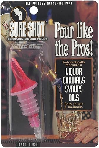 Sure Shot - Vertedor de licor medido de 3 bolas de colores surtidos