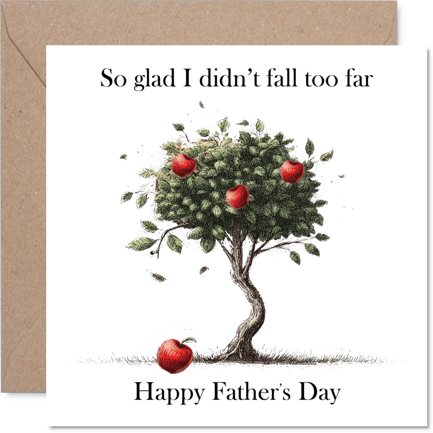Cute Fathers Day for Dad Father, Happy Fathers Day Card