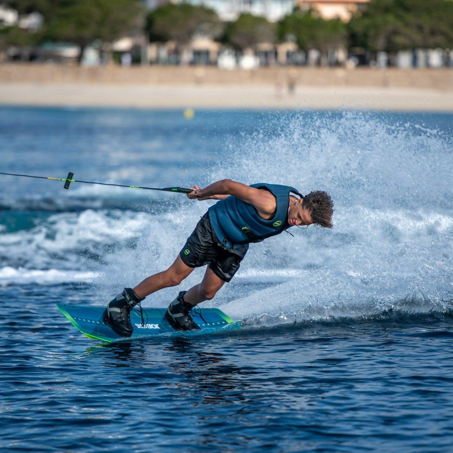 Chausses Fixations de wakebord Jobe Charge - Noir