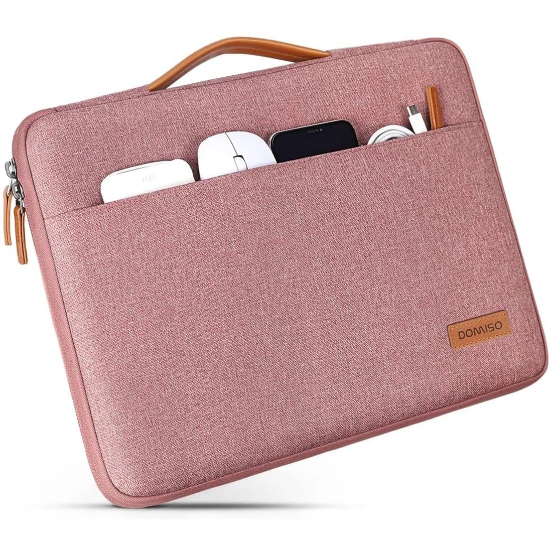 Vfs8dQ5kt Bolsa de mensajero Funda for portátil de 15,6 y 17 pulgadas, maletín, bolsa resistente al agua, protector transporte con asa