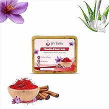 JIVTARA Sandalwood Essence Bar | Ayurvedic Chandan Square Bath Soap for Glowing & Nourished Skin | Natural Herbal Cleanser | Sulphate & Paraben Free (1)