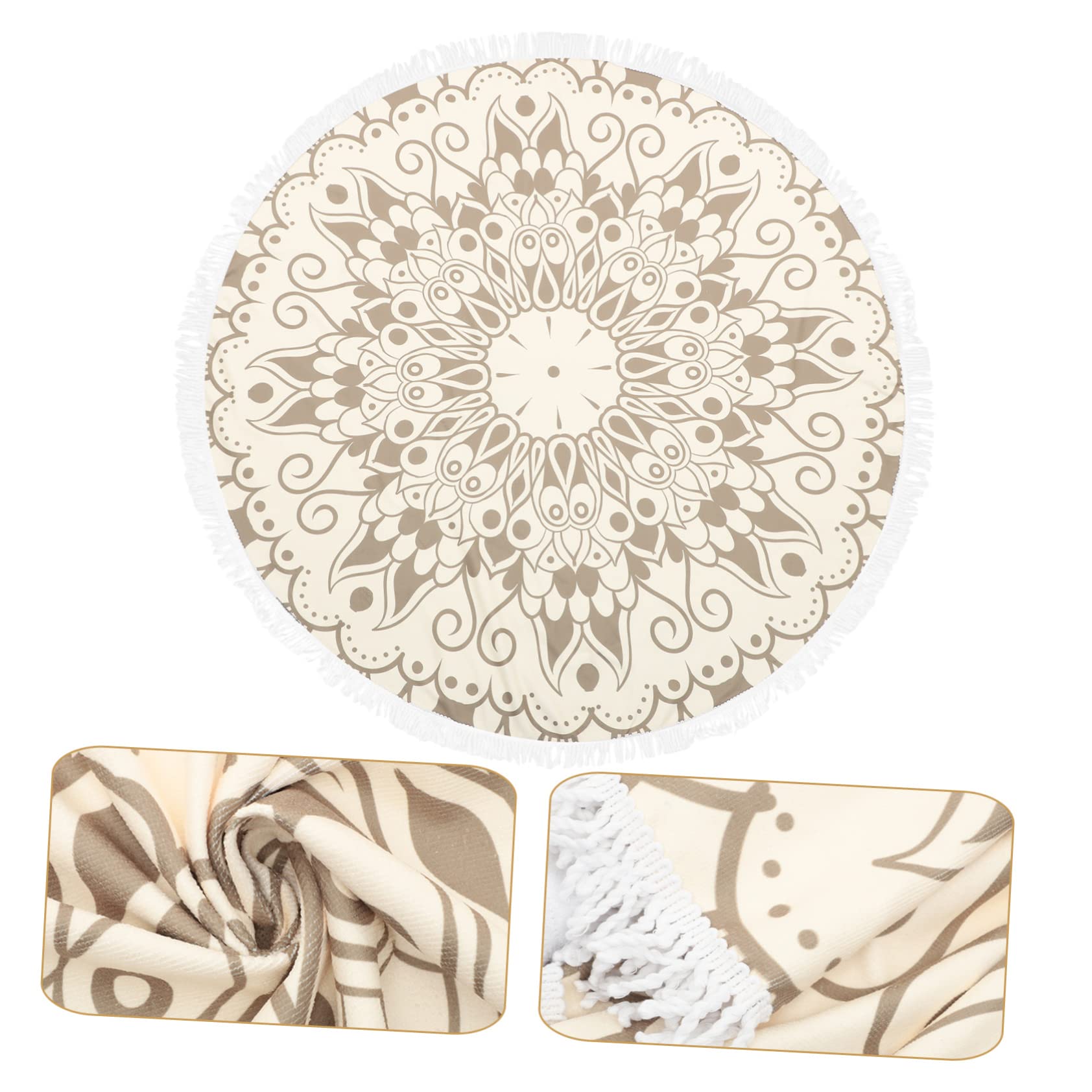 Mipcase Telo Mare in Microfibra Asciugamano Da Piscina Decorativo Telo Da Spiaggia Riutilizzabile Accessorio Per Esterni Multifunzionale