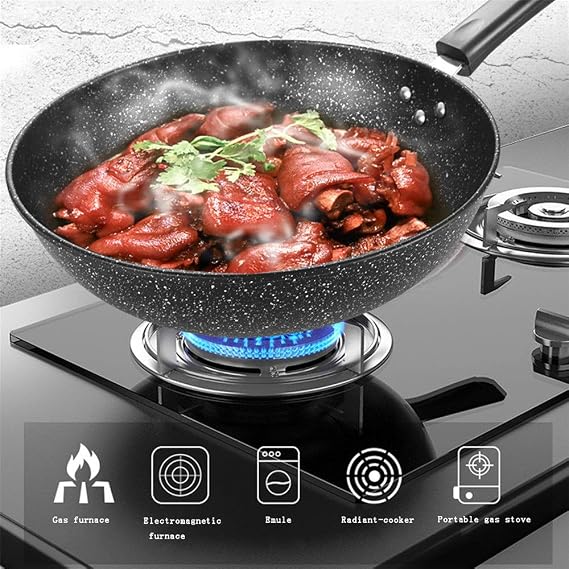 Pot Set Non-Stick Cookware Set for Professional Pans and Pans Including Cookers Cookware Cooking Set(B)