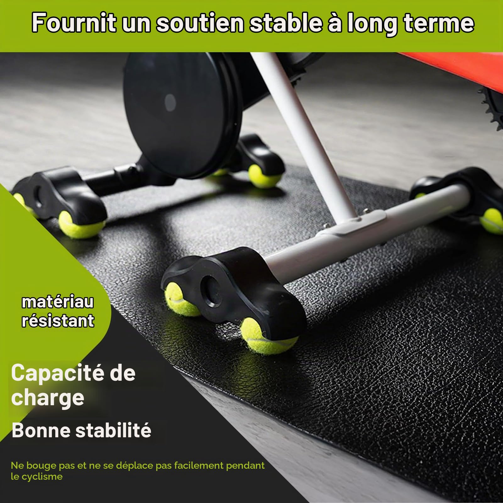 Adaptateurs de Pieds pour Entraineurs de velo, Résistant aux rayures | Accessoires pour Wahoo Kickr Core 1, Vivez une expérience de conduite authentique, Réduire la sollicitation des articulations