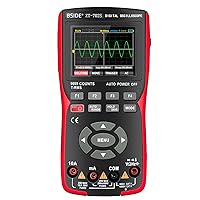 Vista 4 de BSIDE Osciloscopio de mano Multímetro digital 9999 cuenta 2.8 pulgadas pantalla a color 10 MHZ Ancho de banda recargable Osciloscopio automotriz
