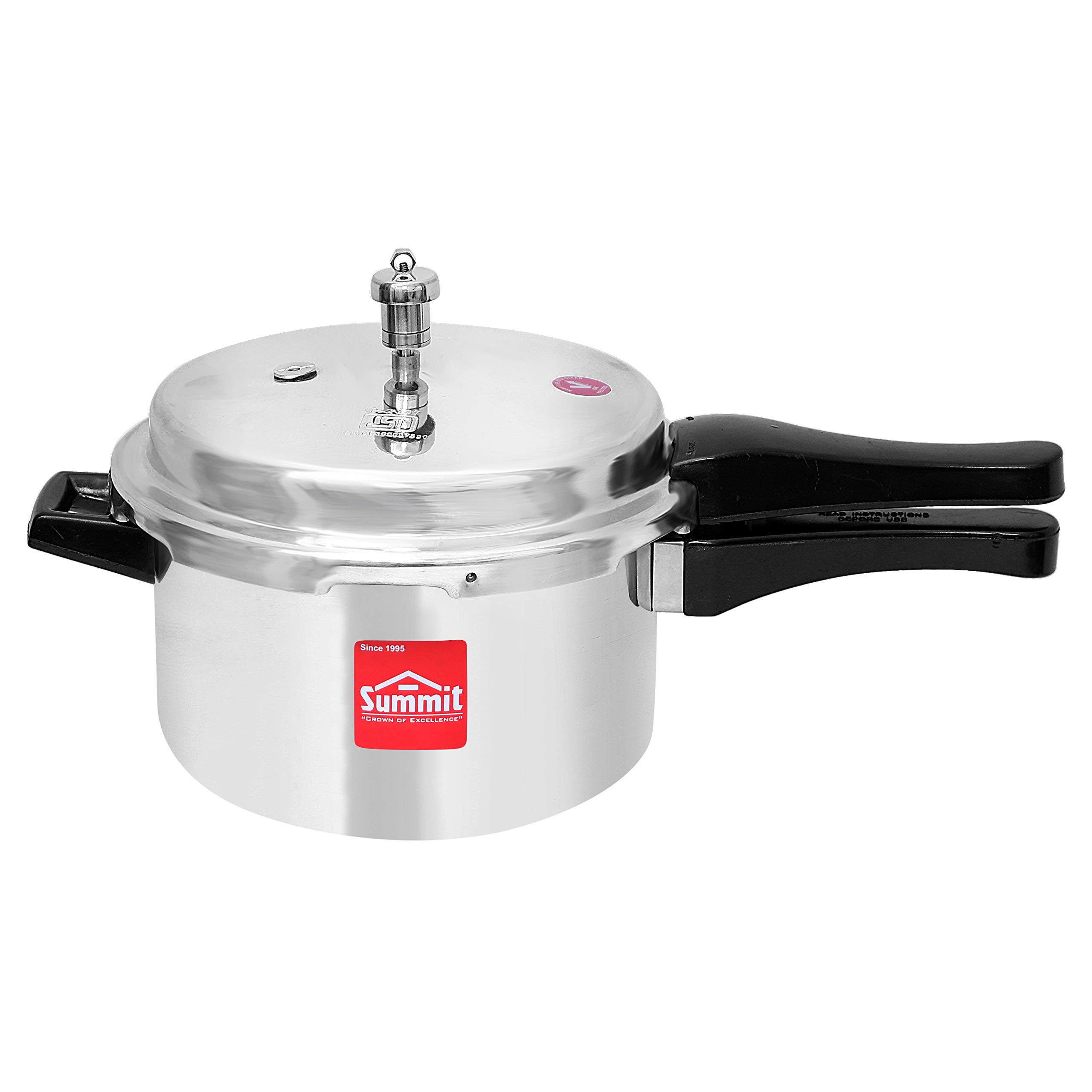 Summit Outer Lid 3.5 Litres Double Safety Valve Heavy Pressure Cooker