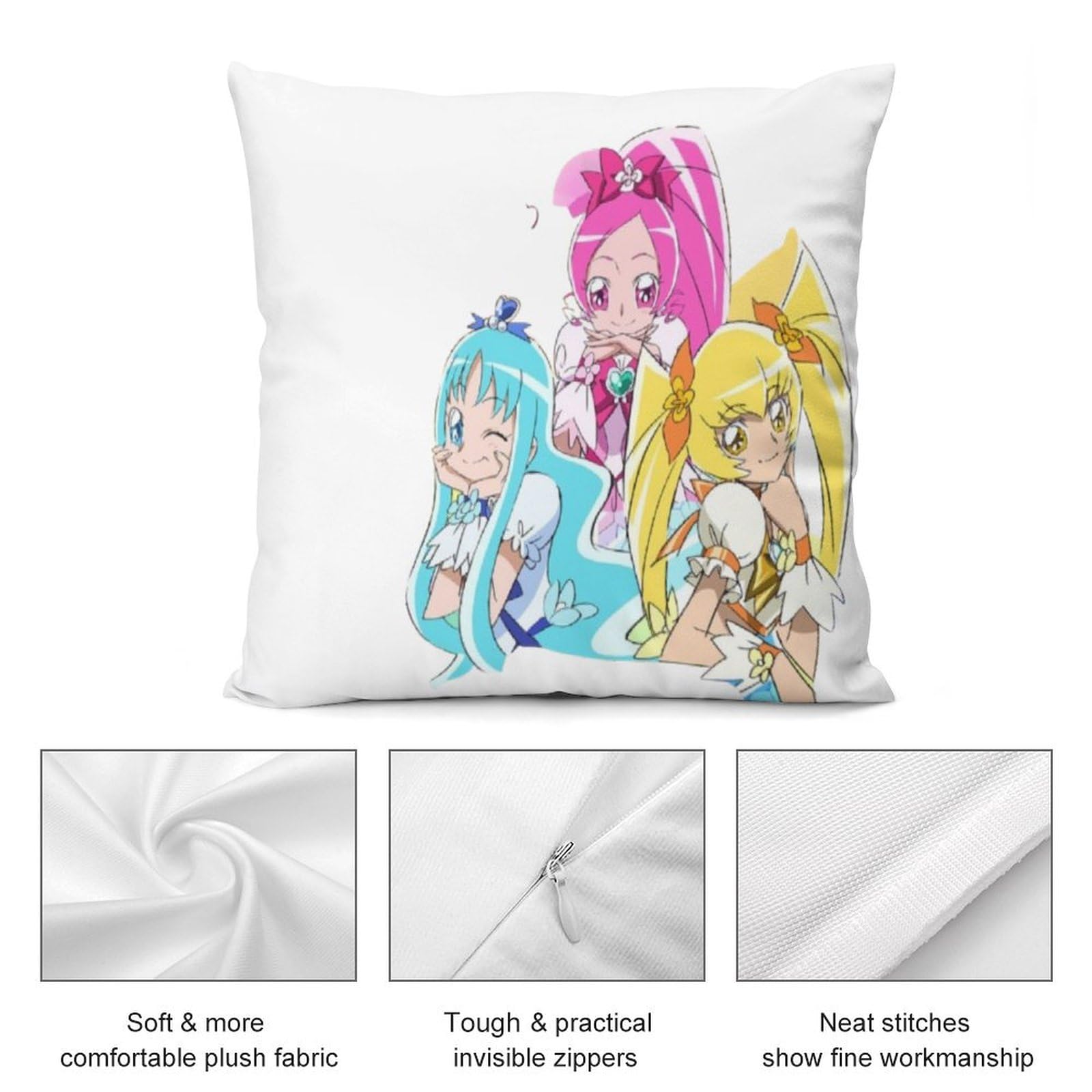 Amazon｜ハートキャッチプリキュア!ファッション両面印刷枕カバー