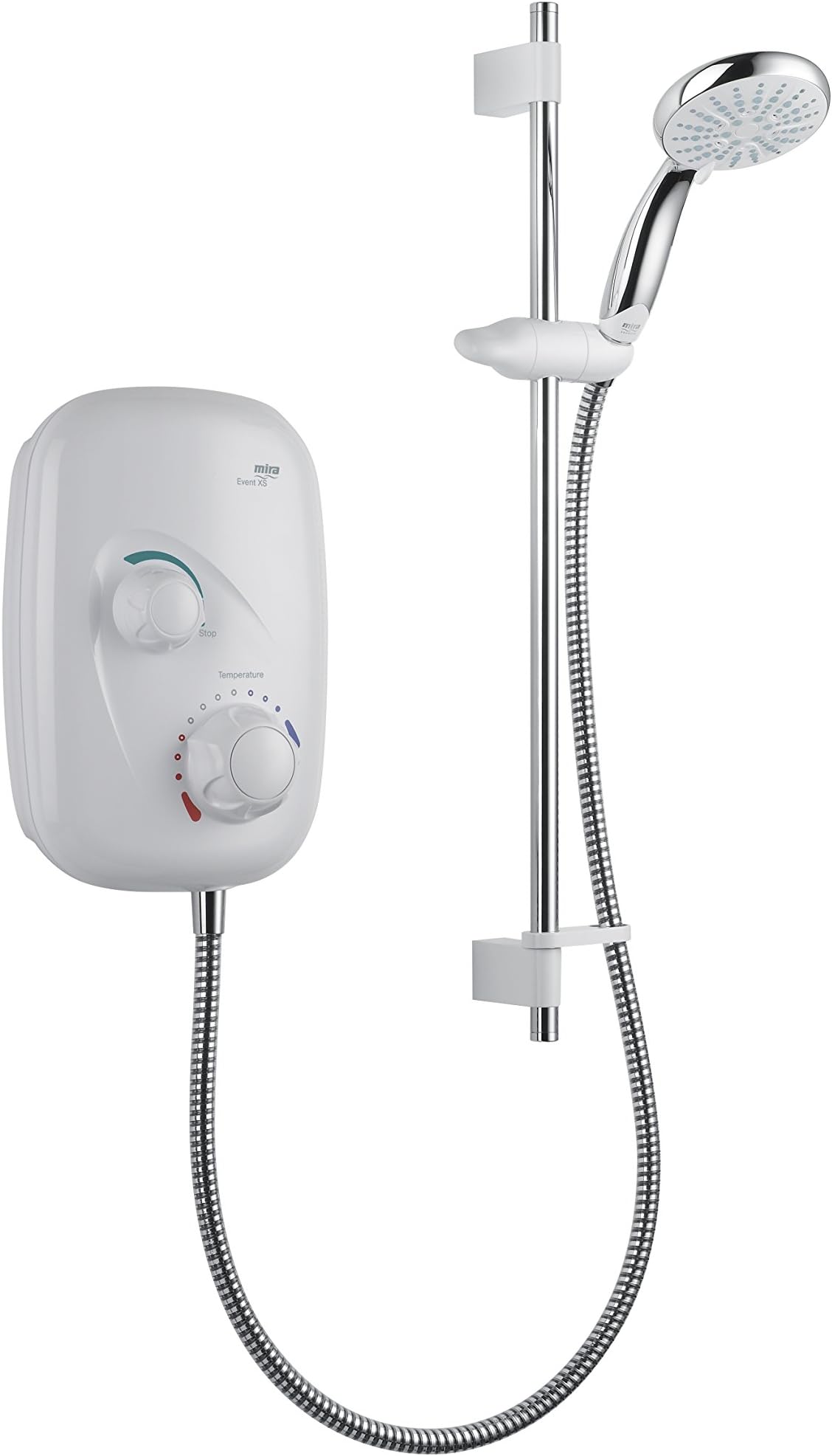 MiraShowers Event XS Manual Power Shower White 1.1532.401