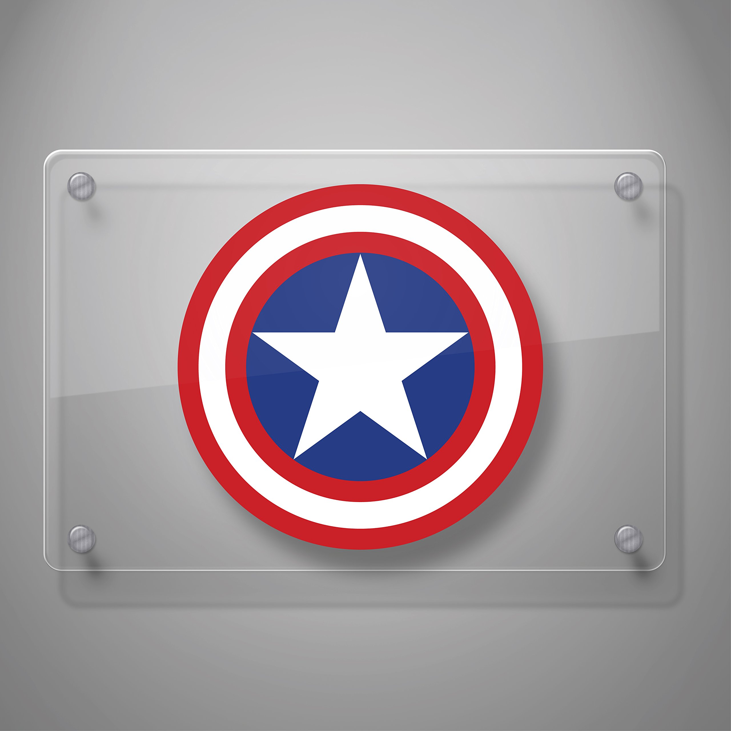 Amazon.com: Yoonek Graphics Captain AmericaDecal Sticker for Car