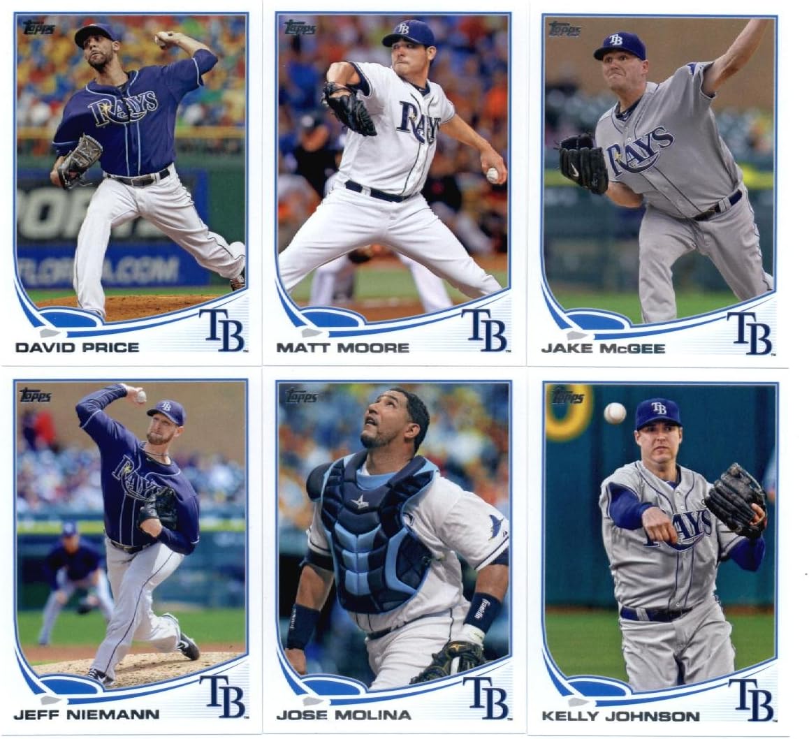 Tampa Bay Rays Topps Baseball Cards Team Sets : 2012, 2013, and 2014 Series 1 & 2