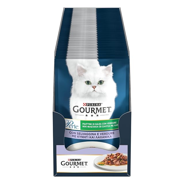 Foto 2 de 7 de Gourmet Perle - Comida húmeda para Gatos Adultos en Salsa con Ternera y Verduras, 26 Sobres de 85 g