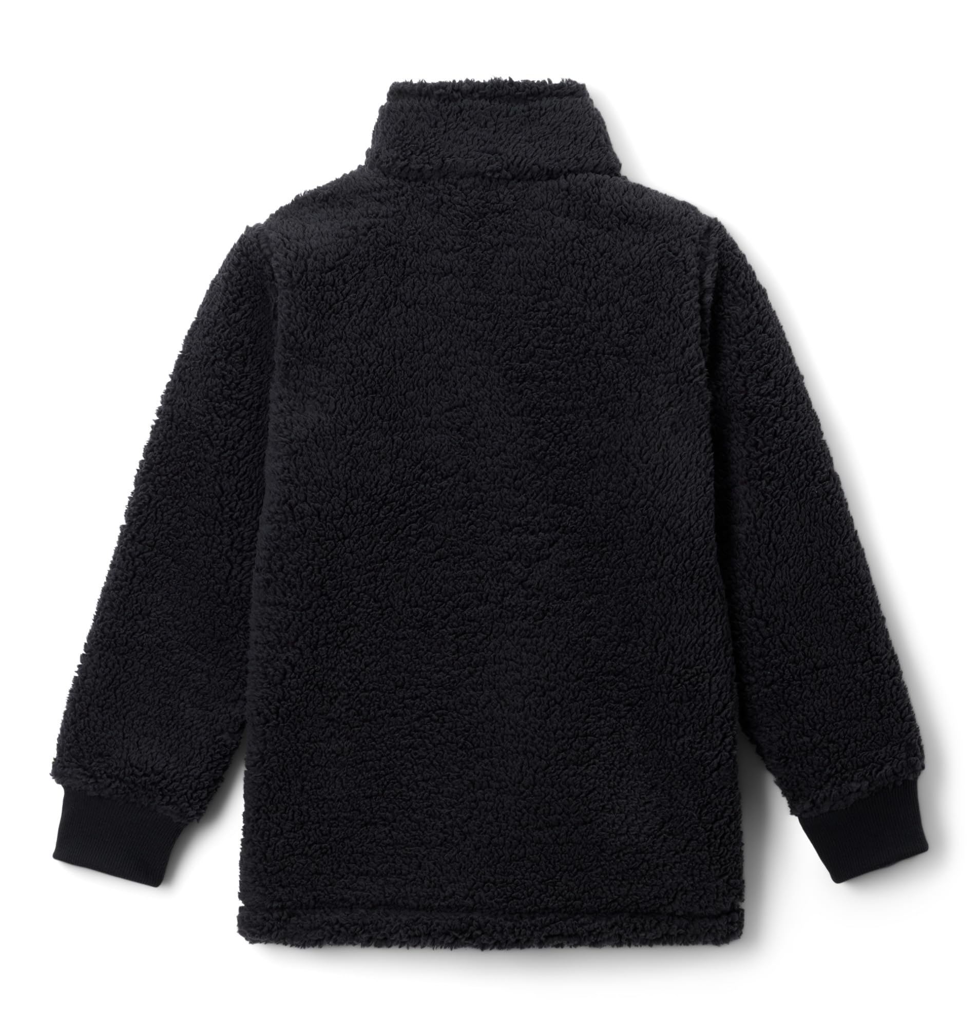 Columbia Youth Boys Rugged Ridge 2 Sherpa zamek błyskawiczny na całej długości, polar Sherpa, czarny, S
