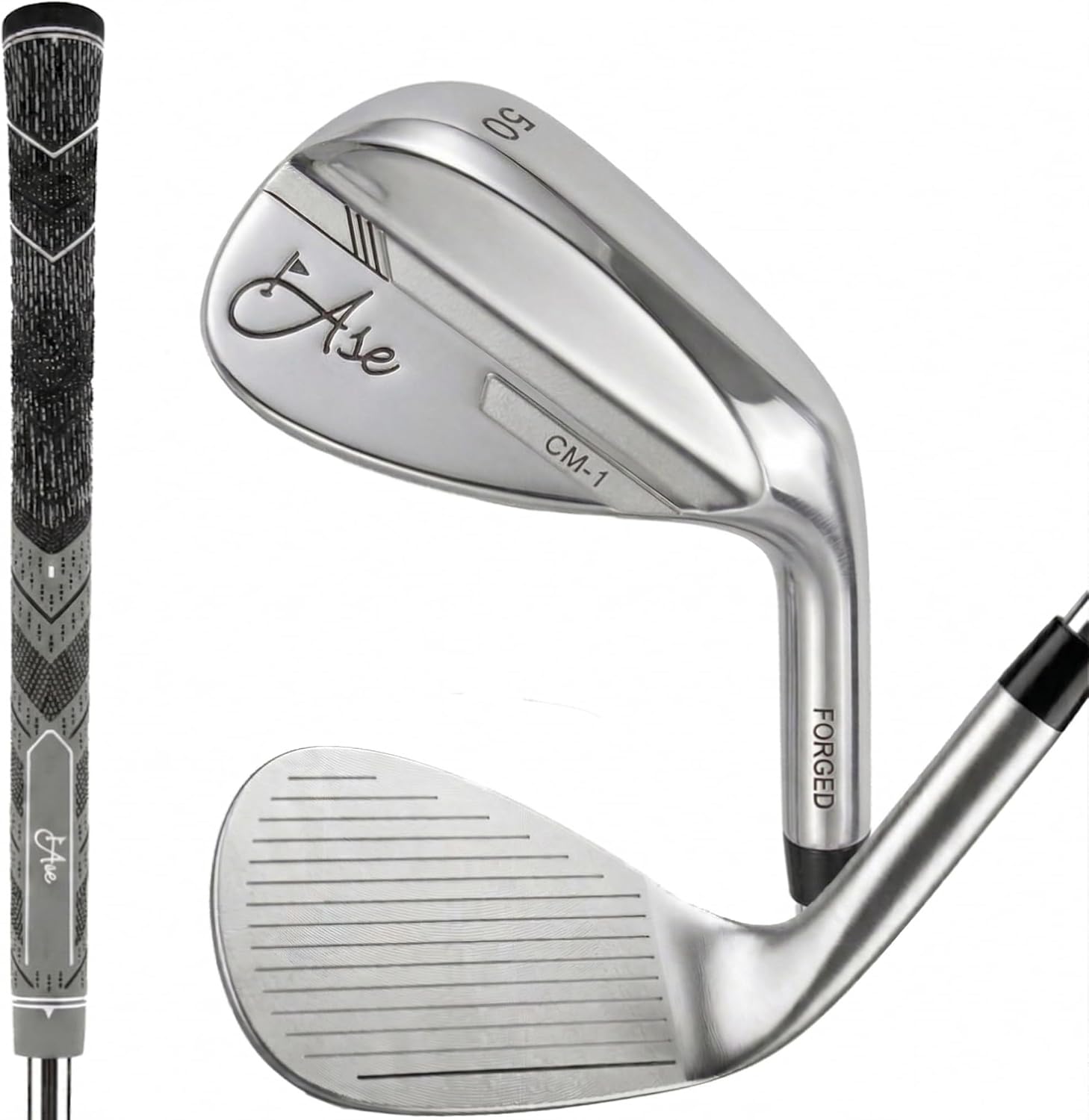 Premium CM-1 Golf Wedge Set or Individual Golf Wedges - Full Face Grooves + Milled Face Wedges, Singles or Set for Men Lob, Gap, Sand Wedged 50/52/54/56/58/60 Degree Clubs