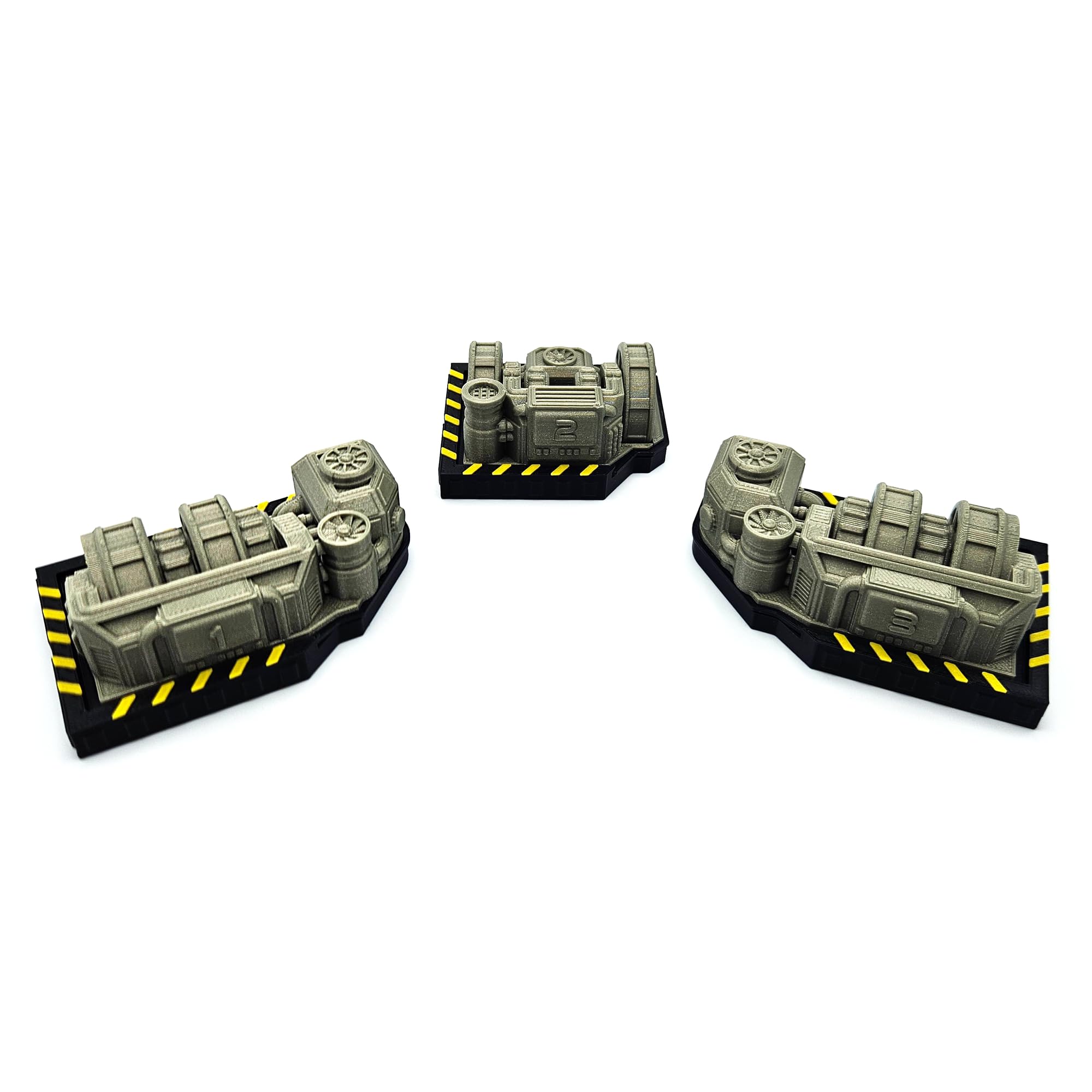 Engines for Nemesis - Pack of 3 Board Game Accessories and 3D Expansions, Black, 15 cm x 10 cm x 22 cm - Image 3