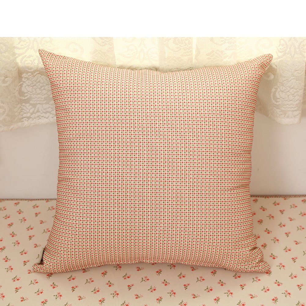 Oreiller lombaire de relaxation 60x60cm au motif végétal frais