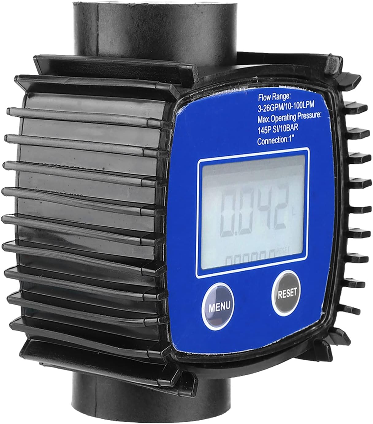 Compteur Deau 3/4 Banjo Meter Digital Display Precision Machined Water Meter Meter 1 in Female Thread 13*9*7