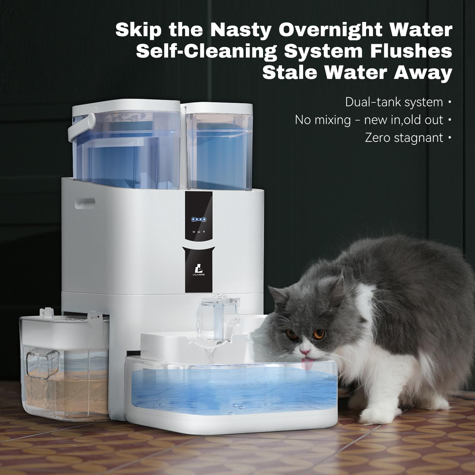 LALA RealFountain 自動給水器 10L Amazon | LALAHOME RealFountain 自動給水器 猫給水器 犬用給水器 革新
