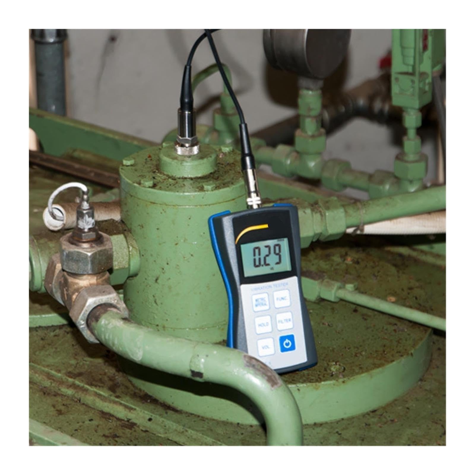 Medidores de Vibración, Pce Vt 3700 Medidor de Vibraciones Portátil Analizador Digital Mano Probador