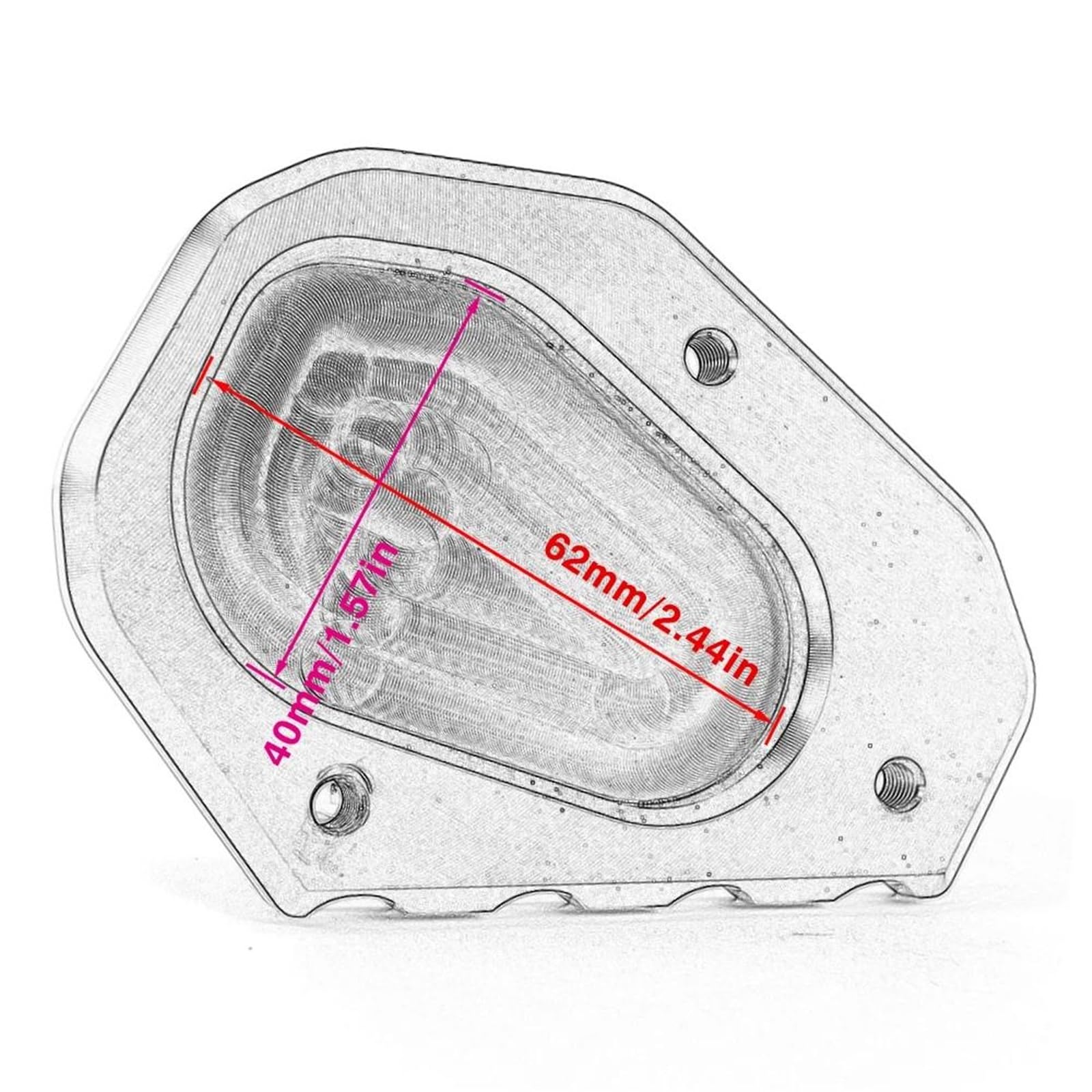 Estriberas Traseras Motocicleta Para Triumph Tiger 900 Rally Pro 2020 Motocicleta Motorista Palanca Freno Trasero Pedal Ampliar Extensión Estriberas Motocicleta