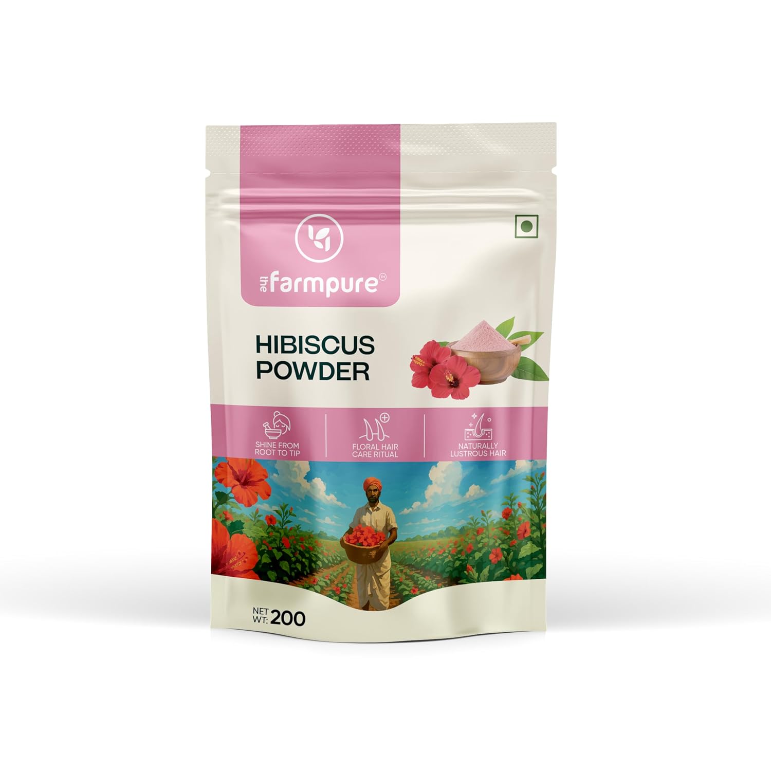 The FarmPURE Hibiscus Powder for Hair 200g | Uttar Pradesh Sourced | Supports Softness & Natural Shine | 100% Pure Herbal ... - Review, Price and Buying Guide