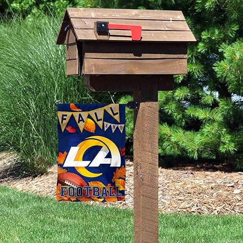 Miniatura 3 de Bandera decorativa de doble cara para jardín de fútbol americano de Los Angeles Rams