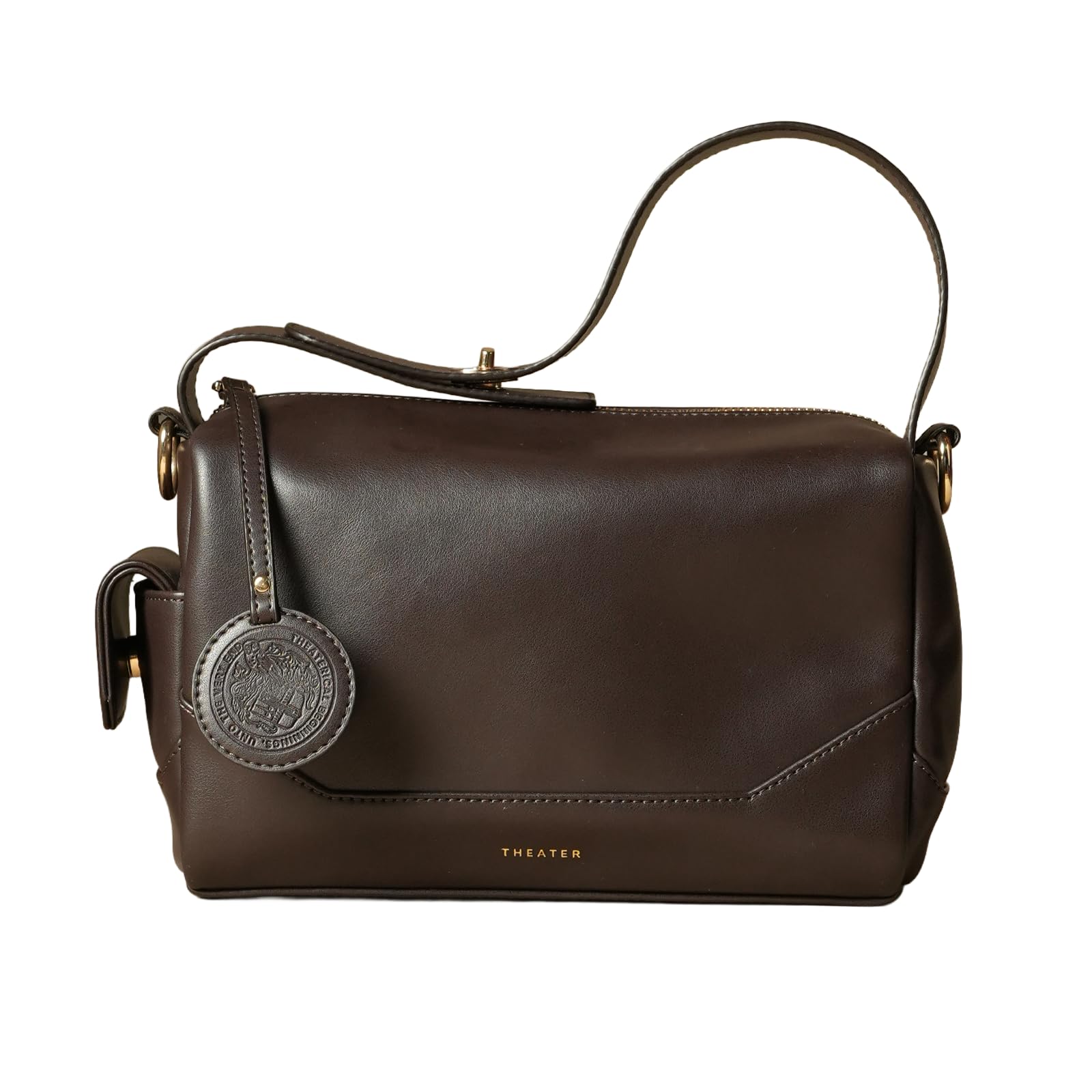 Brown Leather Messenger Bag For Women | Premium Crossbody Satchel With Adjustable Strap | Spacious Compartments | Luxury Handbag | Travel & Casual Use-image-45
