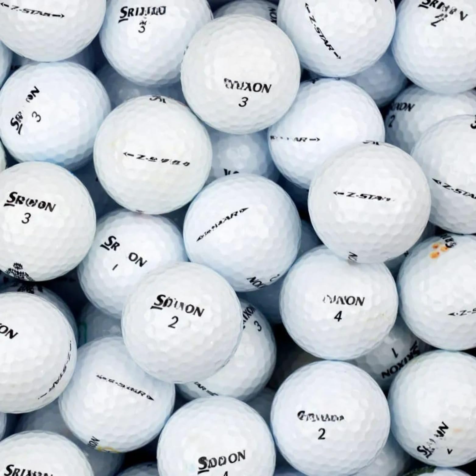24 Pack Z Star/ZStar XV Lake Balls - Premium Recycled Golf Balls - Grade A