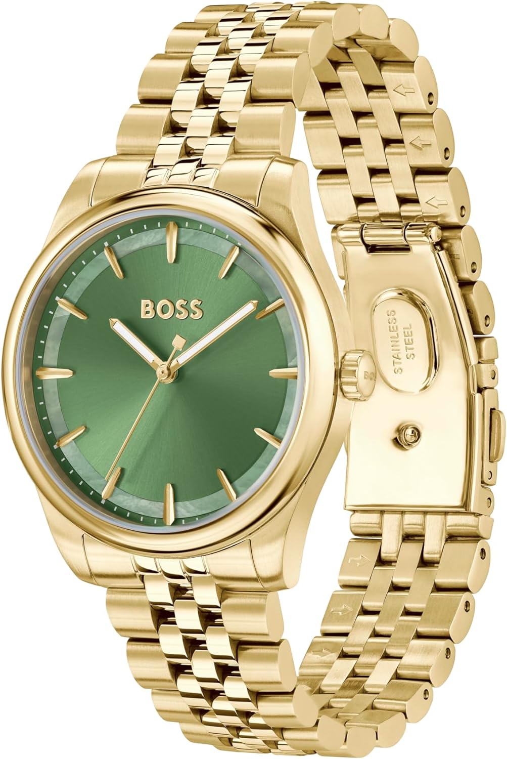 BOSS Graceful Women's 3H Quartz Watch, Stainless Steel, 3ATM/30m Water Resistant - Modern, Elegant Timepiece - Gift for Her, 36mm