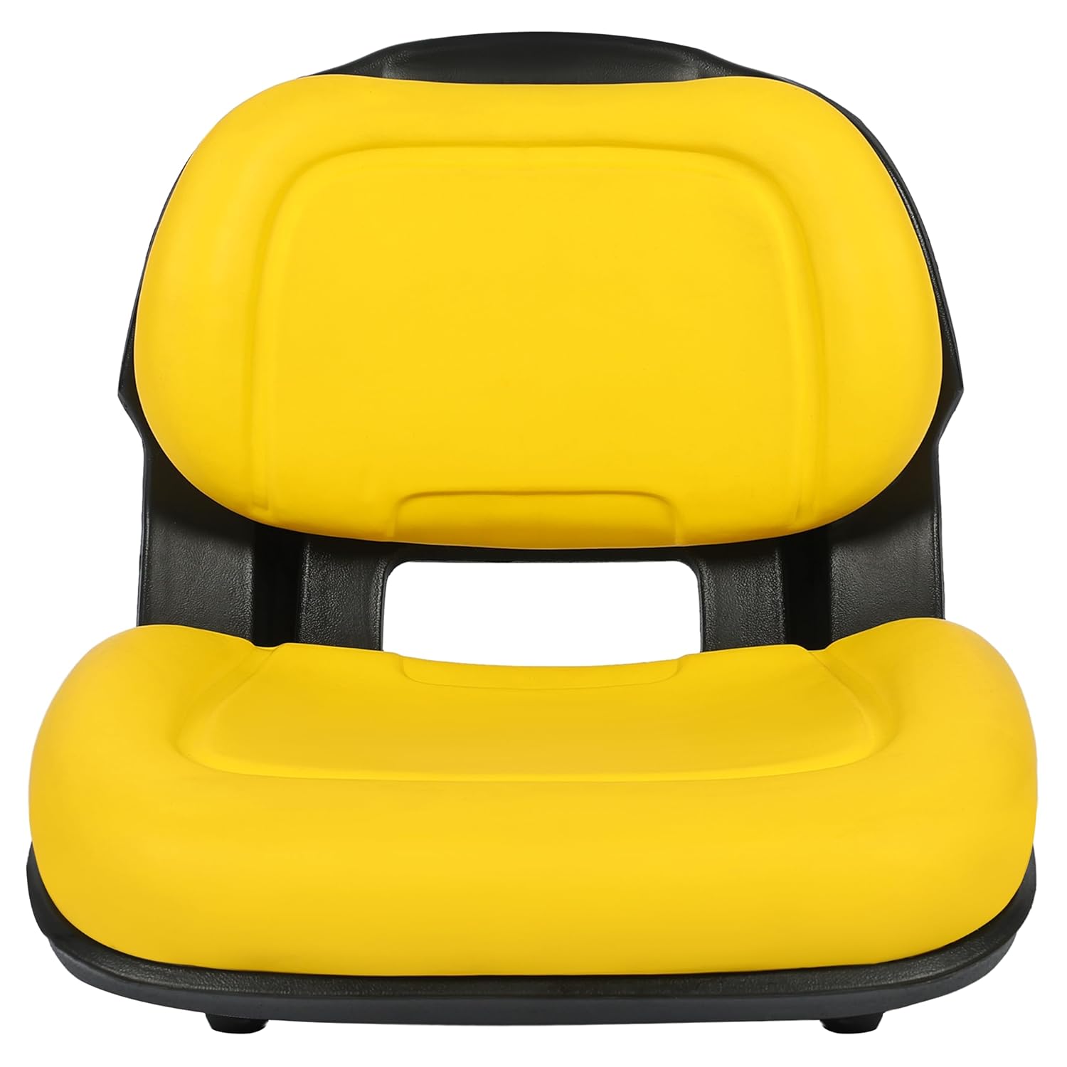 KUAFU Tractor Seat Compatible with John Deere X300 X300R X304 X310 X320 X324 X340 X360 X500 X520 X530 Replacement for AM136044 Riding Lawn Mower Seat Yellow+Black