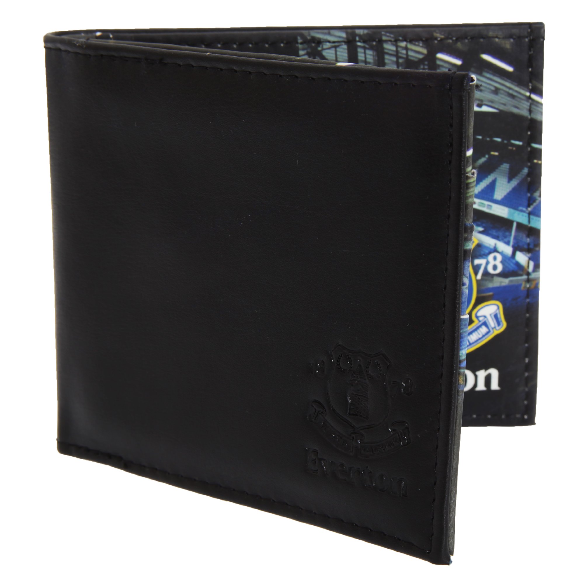 MLB Los Angeles Angels Tri-Fold Leather Wallet, Black