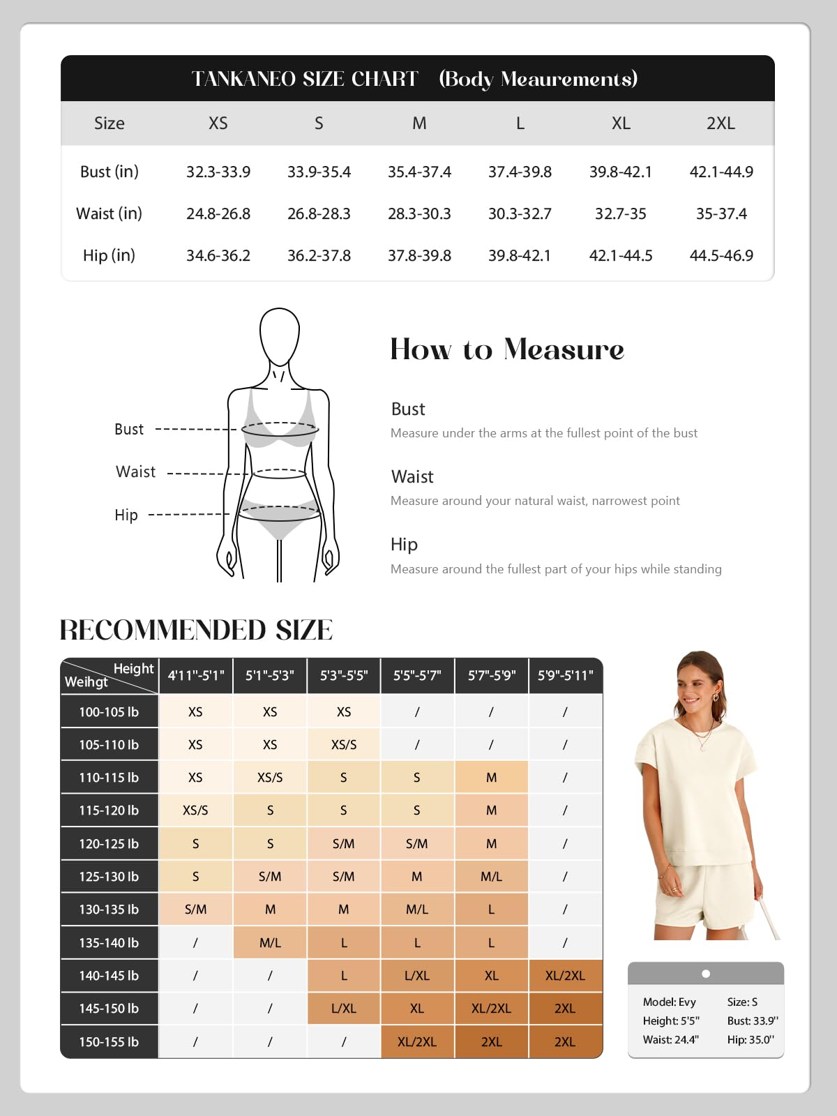 Tankaneo Rp5772 Juego de Pijama Mujer