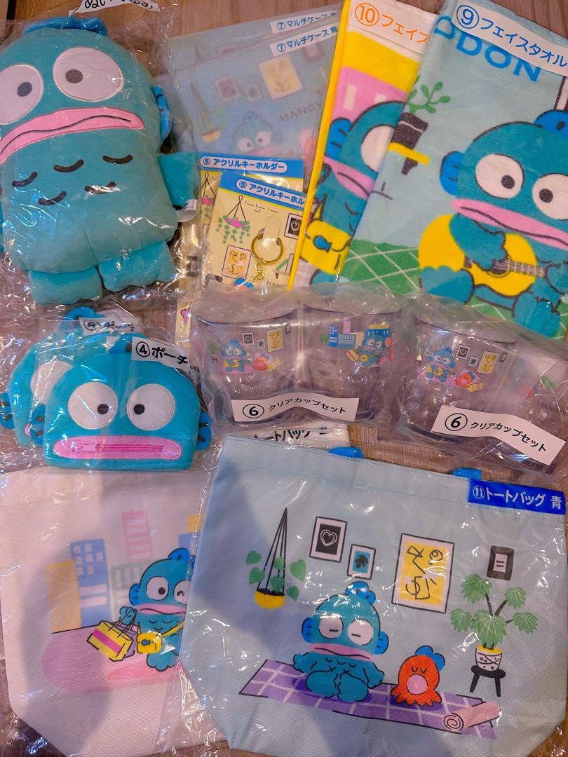 Amazon.co.jp: ハンギョドン 一番くじ くじ 当たりくじ ぬいぐるみ 