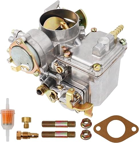 Miniatura 4 de Condgreemee Carburador 34 Pict 3 para VW Beetles Super Beetles 1971-1979 Dual Port 1600cc VW Carb para Volkswagen Bug Beetle Carburador Squareback