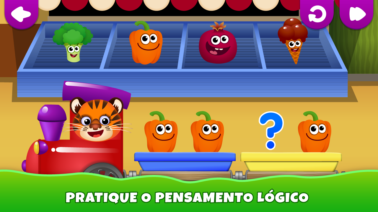 Academia da Comida Divertida! Jogos crianças 3 anos grátis: jogo de ...